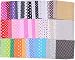 Qintreesify 50Pcs 4 x 4 Top Cotton Craft Fabric Bundle Squares Patchwork DIY Sewing Scrapbooking Quilting Floral Dot Pattern Artcraft Polka Dot 10cm x 10cm - Image 2