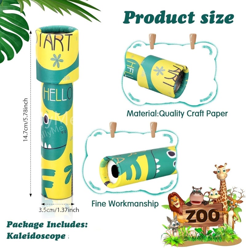 Sillyme 6pc Kaleidoscopes for Kids Return Gifts Birthday Party for Kids - Educational Toys for Party Favors - Return Gifts for Kids Age 8-12 3-5 2 10 - Best Birthday Return Gifts for Kids in Bulk - Image 3