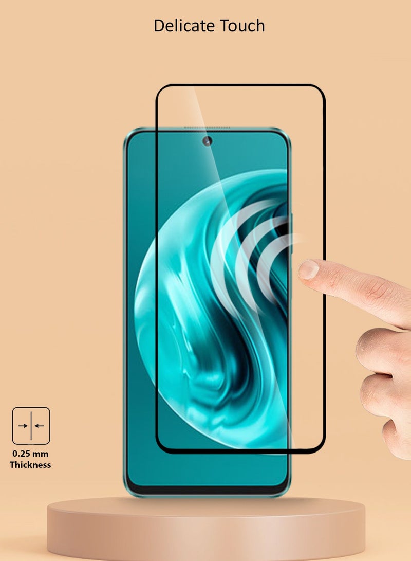 Techie حماية شاشة زجاجية مقسّاة HD بصلابة 9H تغطي كامل الشاشة لهاتف هواوي نوفا 12i - مضادة للخدوش، مضادة لبصمات الأصابع، وتقنية خالية من الفقاعات - Image 4