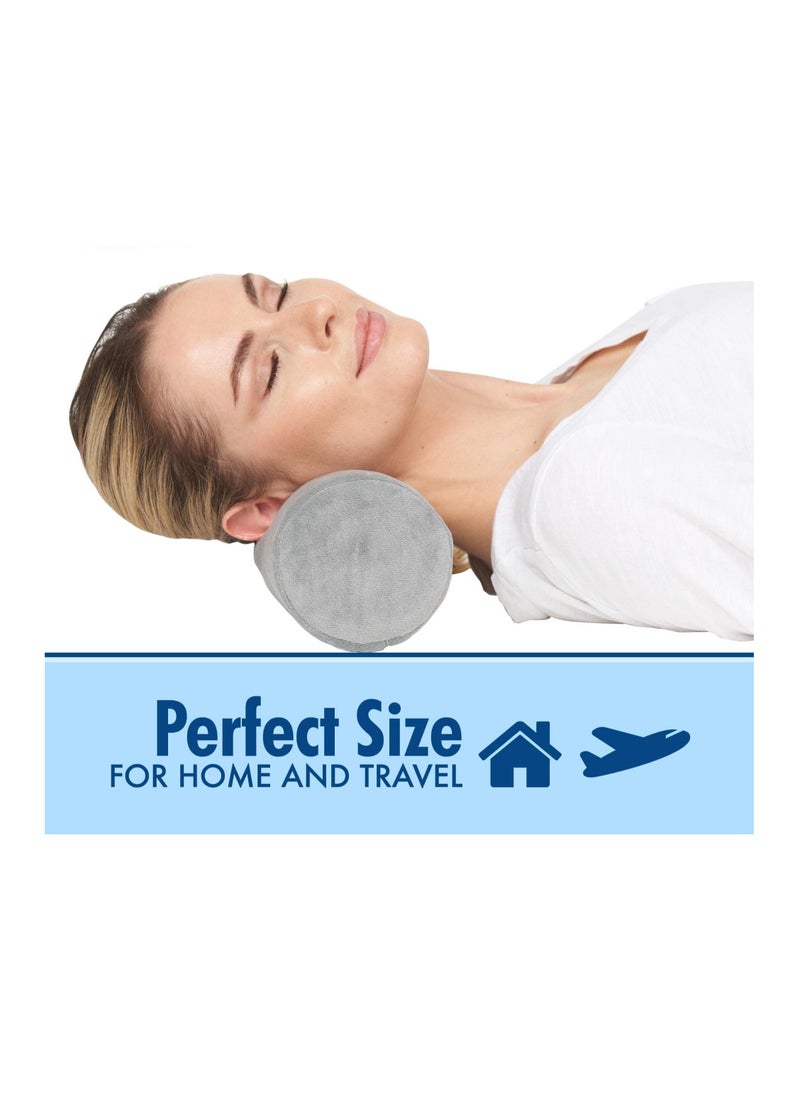 Generic - Cervical Neck Roll Memory Foam Pillow, Bolster Pillow, Round Neck Pillows Support for Sleeping | Bolster Pillow for Bed, Legs, Back and Yoga - Image 1