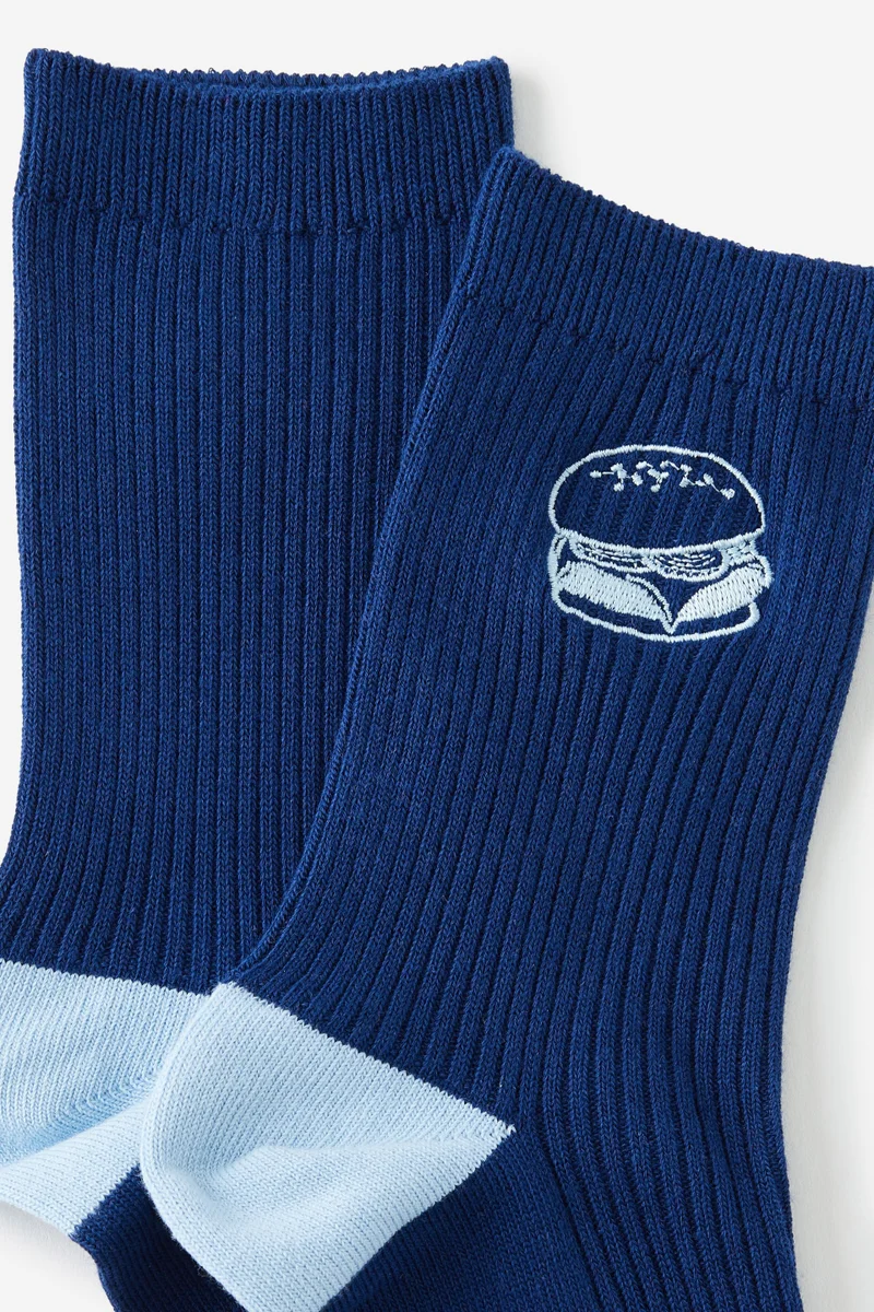Typo Mid Crew Socks