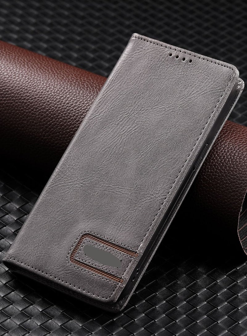 Suteni Flip Cover Card Slots Leather Phone Case for Samsung - Image 1