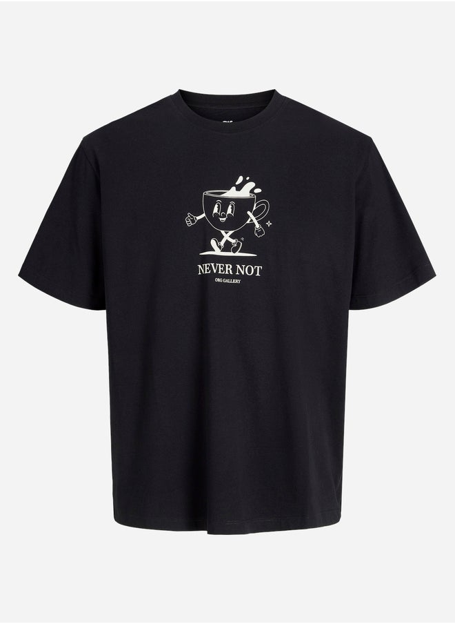 JACK & JONES Graphic Print Crew Neck T-Shirt 