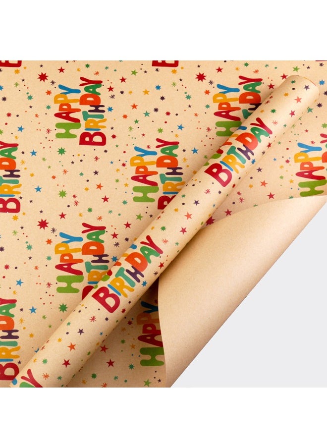 Zeemey - 6 Sheets Gift Wrapping Paper With Accessories,Holiday Gift Wrapping Paper,Birthday Gift Box Gift Wrapping DIY, Gift Wrapping Paper for Birthday, Holiday, Wedding, Party,Kids Gift Wrapping (70cmX50cm) - Image 1