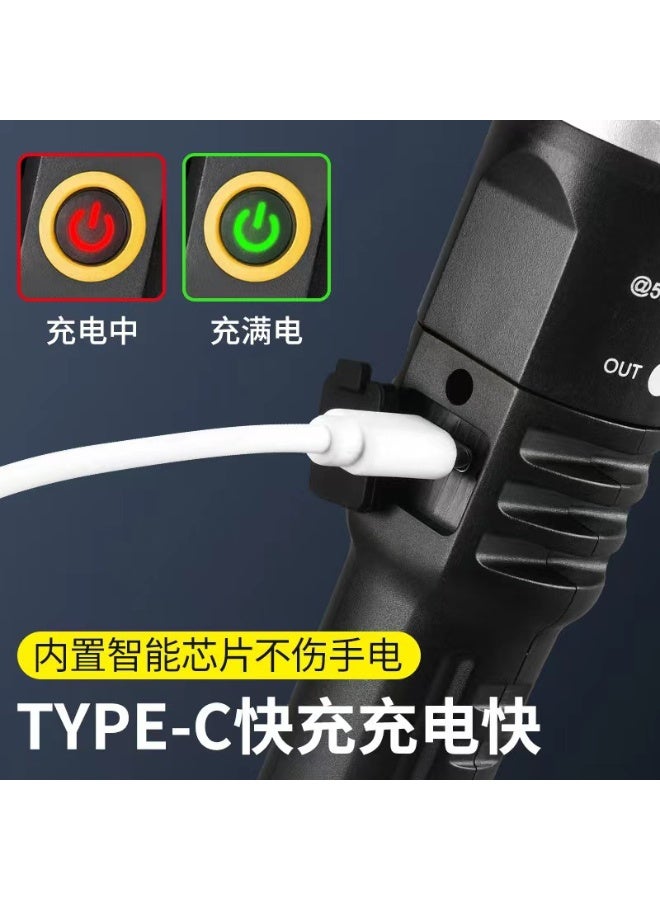 USB Rechargeable Mini Pocket Torch Light with Ring – Compact LED Emergency Flashlight - Image 3