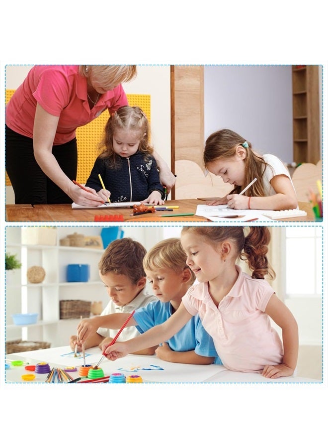 PATIKIL 7 Inch Letter Stencils Number Stencils, 36 Pack Reusable Alphabet Templates Numbers Stencil Set for Painting on Wood Wall, White - Image 5