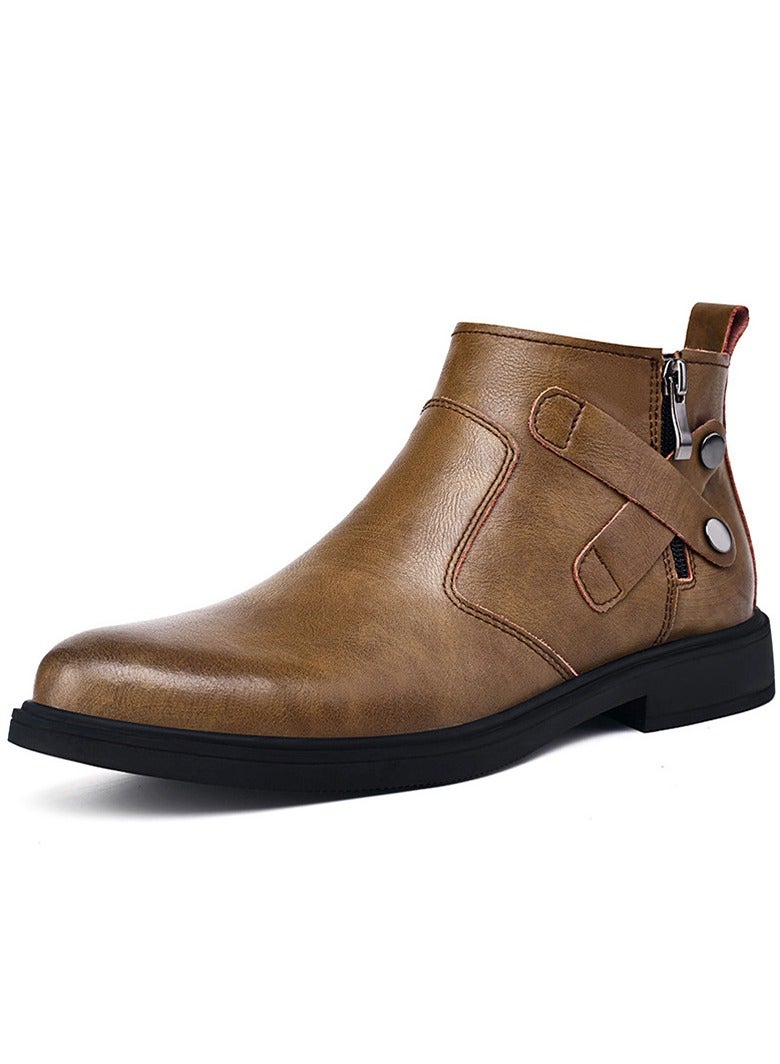 Shougu New Men's Business Leather Shoes  - Image 1