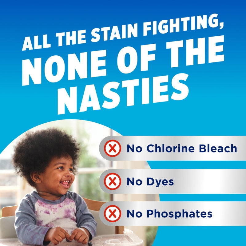 OxiClean Max Force Laundry Stain Remover Spray, Newborn & Baby Essentials, Stain Treater, 12 fl oz, 3-Pack - Image 4