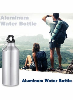 KASTWAVE Aluminum Water Bottle 20 OZ Aluminum Bike Water Bottle Lightweight Aluminum Reusable Bottles Leak Proof Aluminum Sports Bottle Travel Bottles with Twist Cap and Buckle, for Camping, 5 Pieces  - Image 3