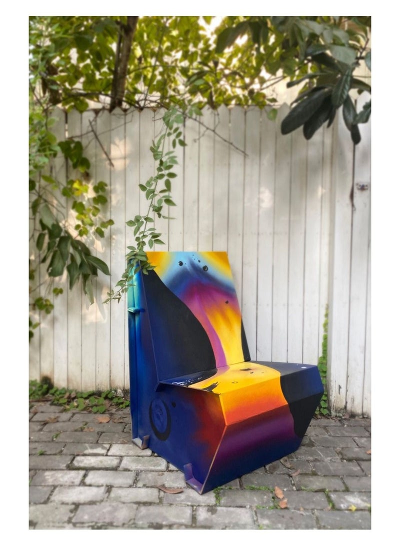 كول بيبي كرسي ورقي COOLBABY ، غلاف من الورق المقوى المموج ، صندوق كرتوني ، تجميع صوفا من ورق الكرافت لتقوم بها بنفسك - Image 5