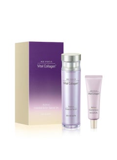 Isa Knox Age Focus Vital Collagen Essential Serum (2.4Fl Oz) Korean Skin Care Ampoule By Lg Beauty. Hydrolyzed Collagen Vitamins C B12 & E  - Image 1