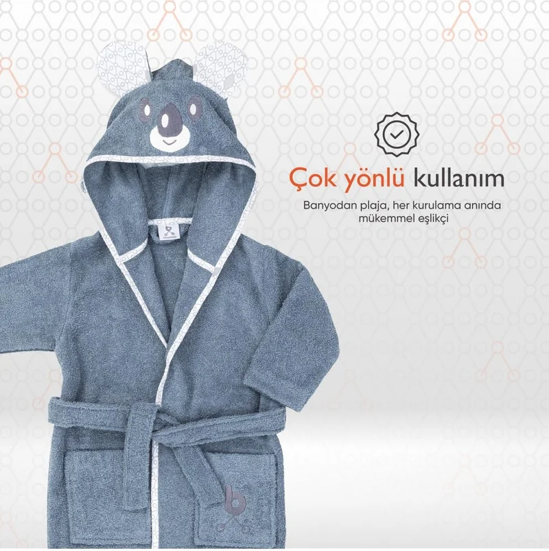 Gezenbebe Hero Hero Hooded Towel Baby Kids Bathrobe Koala