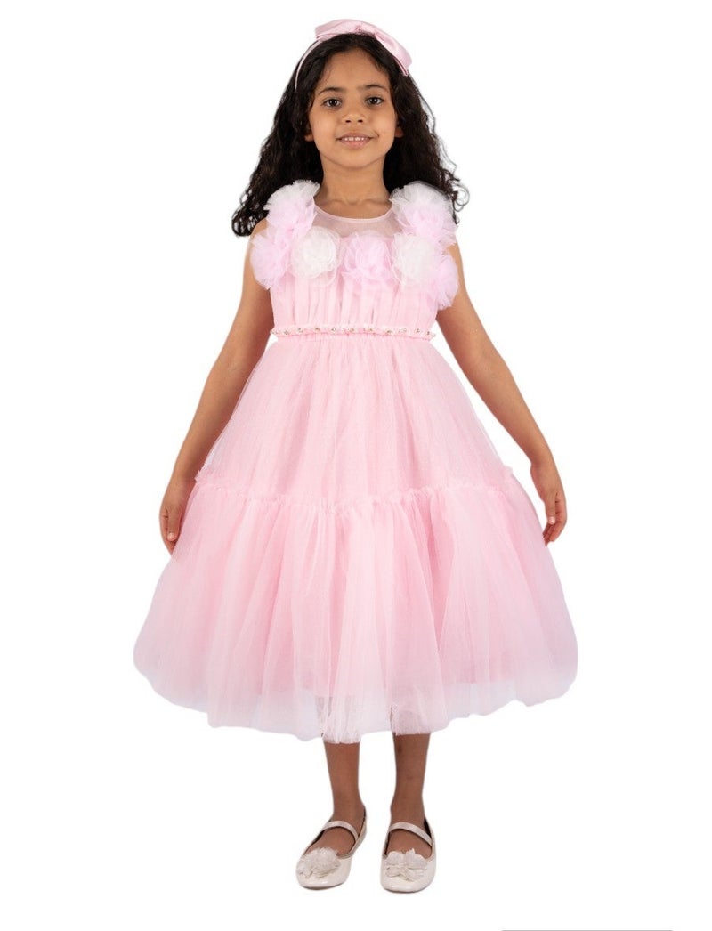 D'Daniela Floral Tulle Dress - Image 1