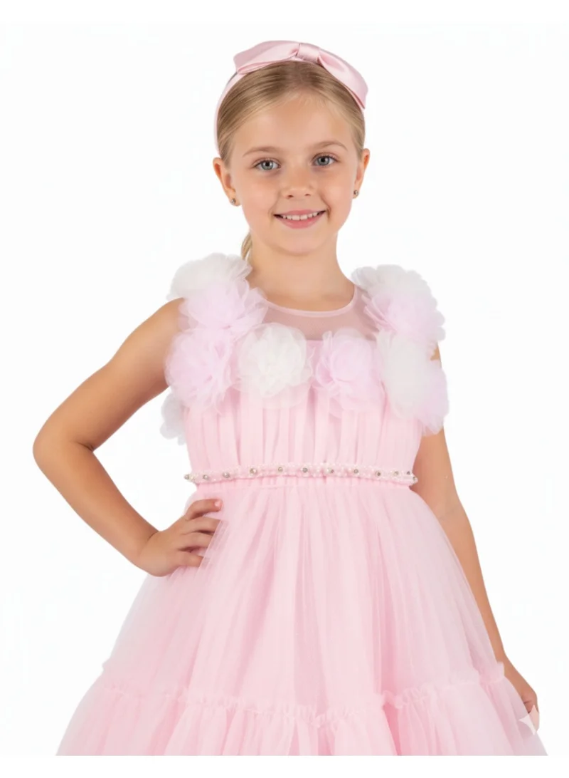 دىدانيالا فستان تول مزين بالزهور