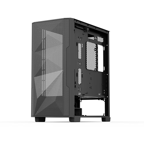 Rosewill FBM-X6 Micro ATX Mid Tower Case - Tempered Glass Side Panel, High Airflow, 4X PWM ARGB Fans, Dedicated Cable Routing Clips, Pre-Installed 650W 80+ Gold Power Supply - Black - Image 4