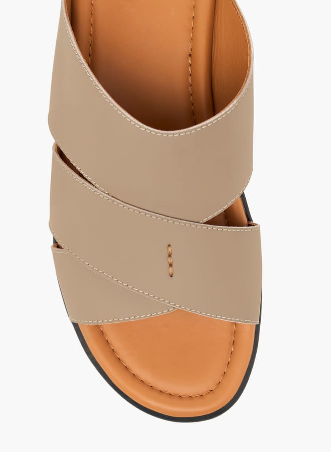 LBL by Shoexpress Men Solid Slip-On Arabic Sandals - Image 3