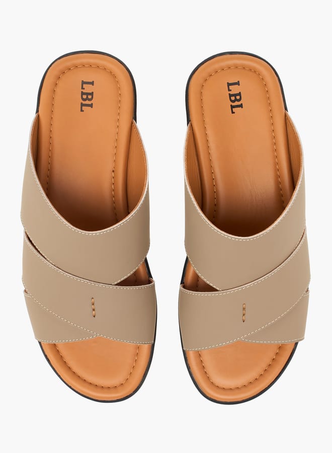 LBL by Shoexpress Men Solid Slip-On Arabic Sandals - Image 2