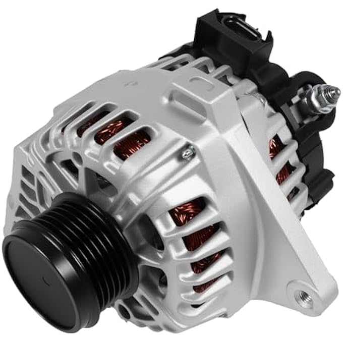 Autodevil 11610 Alternator 90 Amp 12V Fits for Elantra 2014-2017, Elantra Coupe 2013-2014, Forte & Forte Koup 2014-2016, 1.8L 2.0L, Replace OE 37300-2E200, 37300-2E200RU - Image 1
