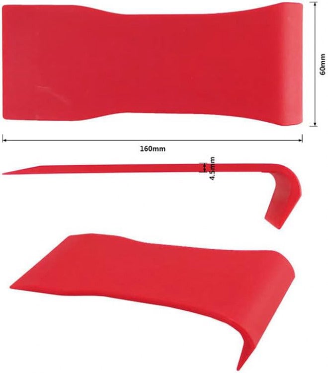 SCIENISH Market demand focused build SCIENISH 19Pcs Auto Audio Trim Removal Tool Set & Clip Plier Upholstery Fastener Remover Nylon Dash Door Panel Stereo Tool (Red) Compact trendy practical build - Image 4