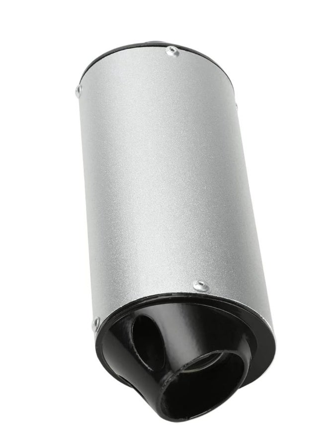 28mm Exhaust Pipe Muffler Silencer Clamp and Gasket for 50cc 110 125cc Coolster Sport-B Taotao Chinese Dirt pit bike Venom ATVs Quad 4 Wheeler-Silver