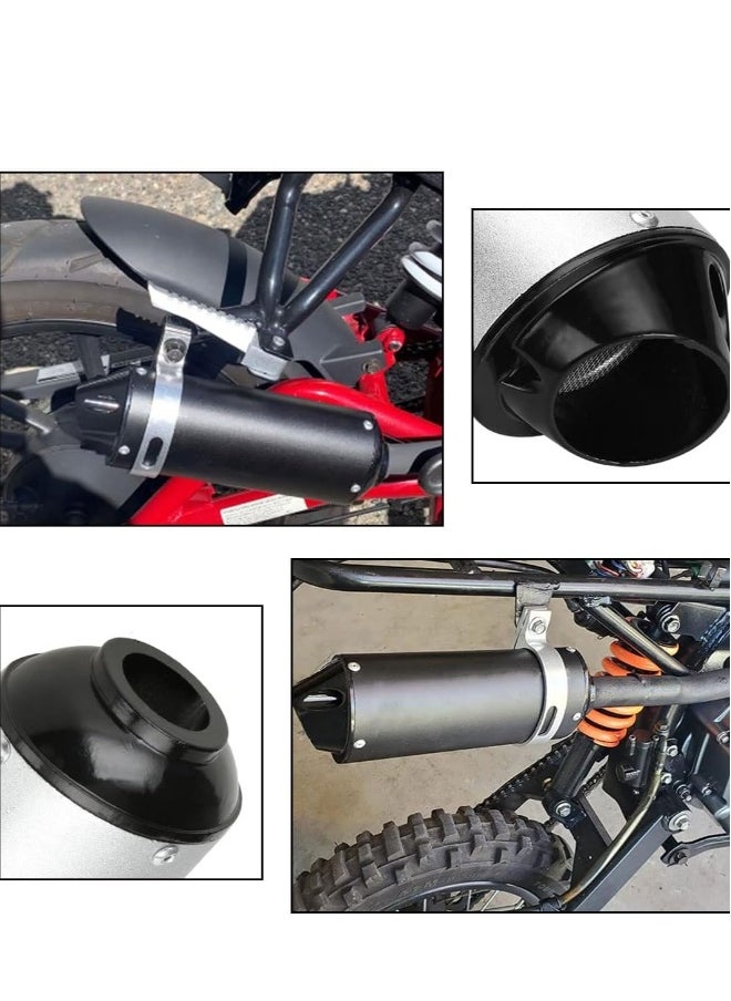 Generic 28mm Exhaust Pipe Muffler Silencer Clamp and Gasket for 50cc 110 125cc Coolster Sport-B Taotao Chinese Dirt pit bike Venom ATVs Quad 4 Wheeler-Silver  - Image 4