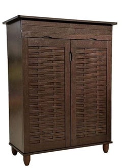 Galaxy Design Galaxy Design Shoe Cabinet/Rank Wooden With Two Door, Brown GDF-1516  - Image 1