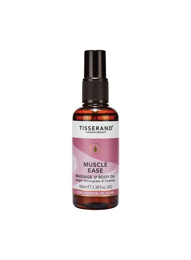 TISSERAND Muscle Ease Massage & Body Oil 100ml - Image 1