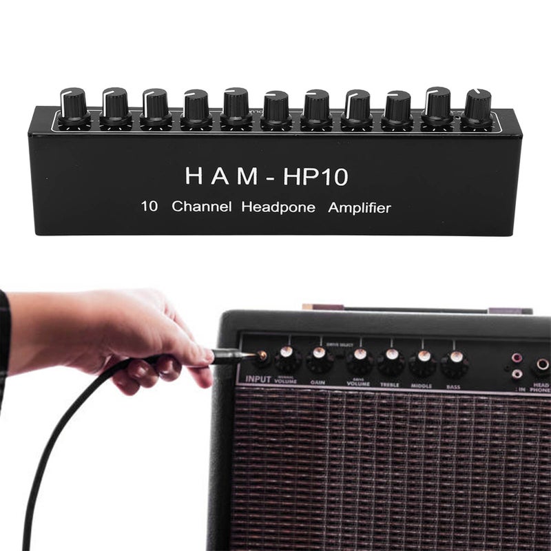 10 Channel Headphone Amplifier 1 In 10 Out Channel Stereo Distributor Headphone Amplifier - Image 4
