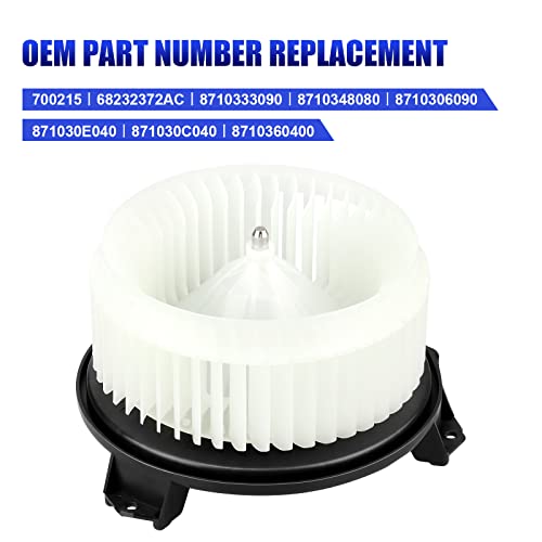 LCWRGS AC Heater Blower Motor Fan Fits for Toyota Camry Tundra 4Runner Avalon Highlander Venza Lexus ES350 RX350 2007 2008 2009 2010 2011 2012 2013 2014 2015 2016 2017 2018 Replaces# 700215 87103-60400 - Image 4