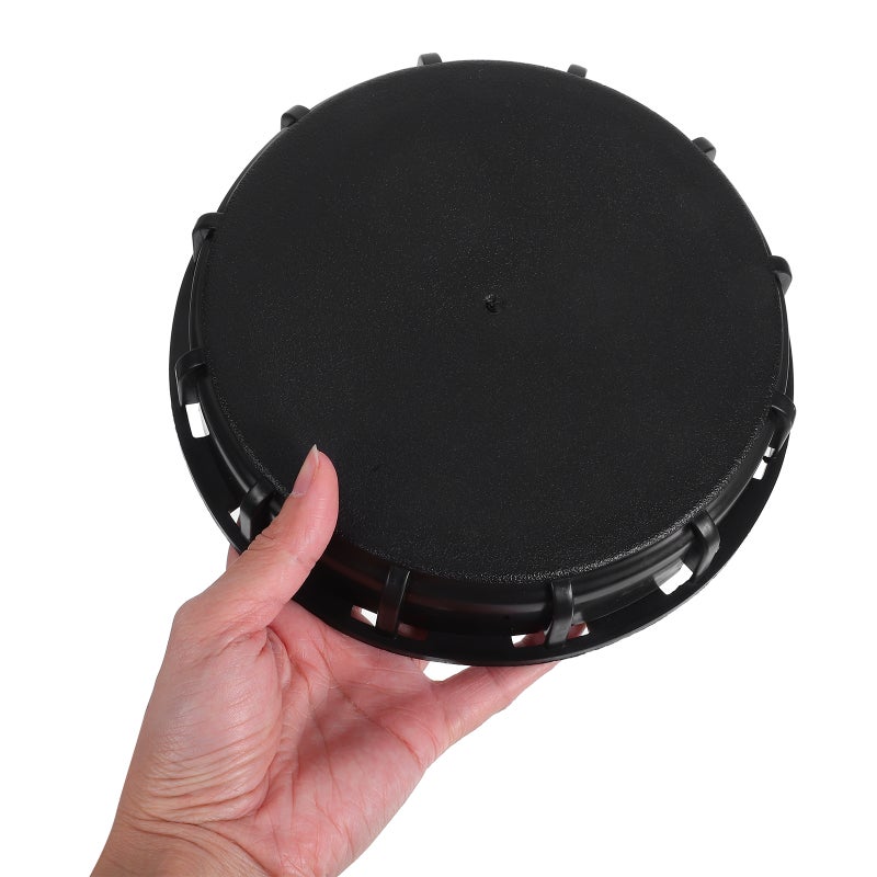 2pcs IBC Tote Cover IBC Tote Lid Water Lid for Convenient Storage IBC Tote Cover for Industrial Agriculture and Other Industries Black - Image 3