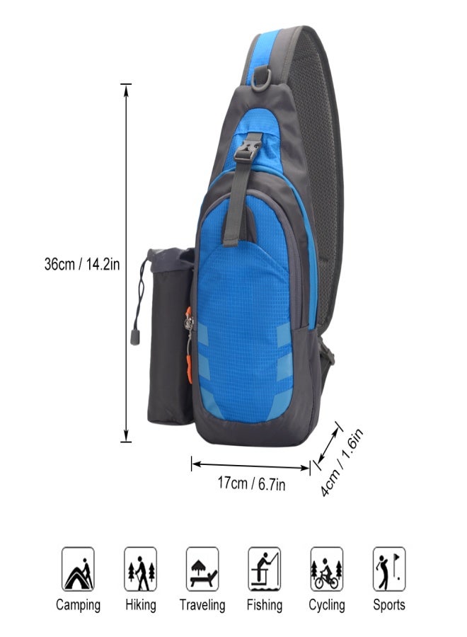 JUNLETU Men Women Sling Backpack Chest Crossbody Bag Shoulder Bag Travel Sports Gym Daypack - Image 5