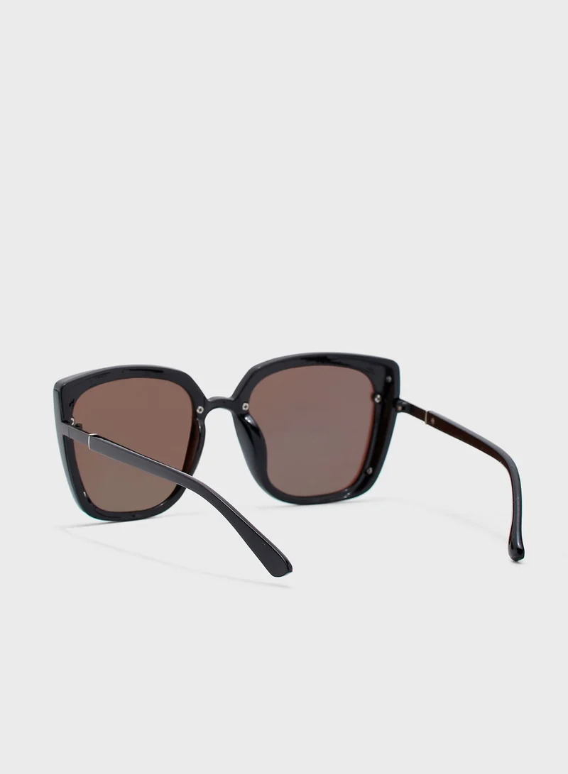 Ginger Mirrored lens Polarized Sunglasses