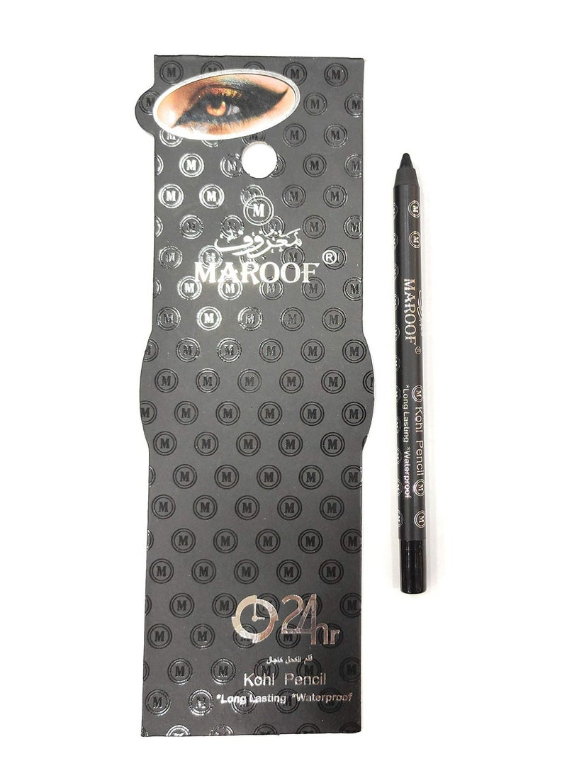 MAROOF Matte Lipgloss With Eye Kajal Pencil Duo Set And Brow Pencil Combo Multicolour Pack of 4 - Image 4