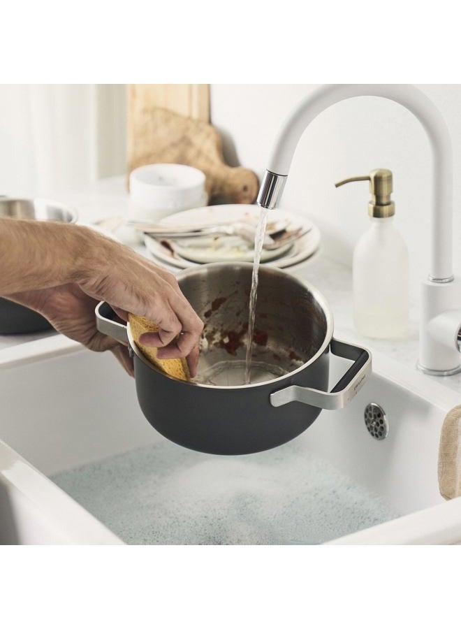 Zwilling طقم أواني طهي من الفولاذ المقاوم للصدأ 6 قطع، رمادي - Image 3