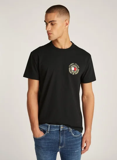 تومي جينز Logo Crew Neck T-Shirt