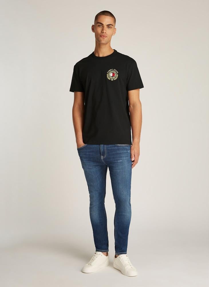 TOMMY JEANS Logo Crew Neck T-Shirt  - Image 4