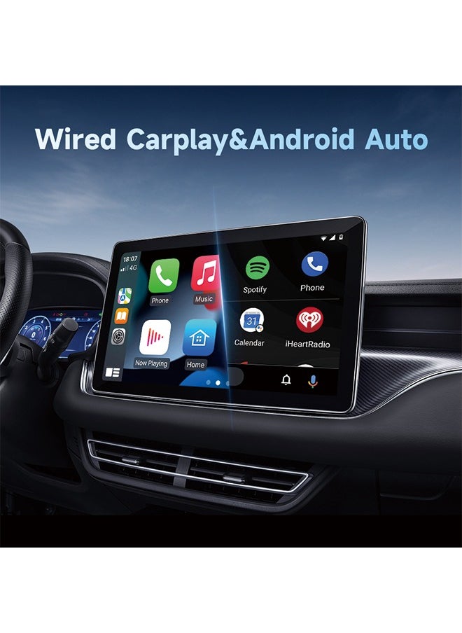 Generic - Apple carplay box car-machine interconnection Android auto two-in-one wired to wireless carplay converter, Apple carplay android auto 2-in-1 - Image 1