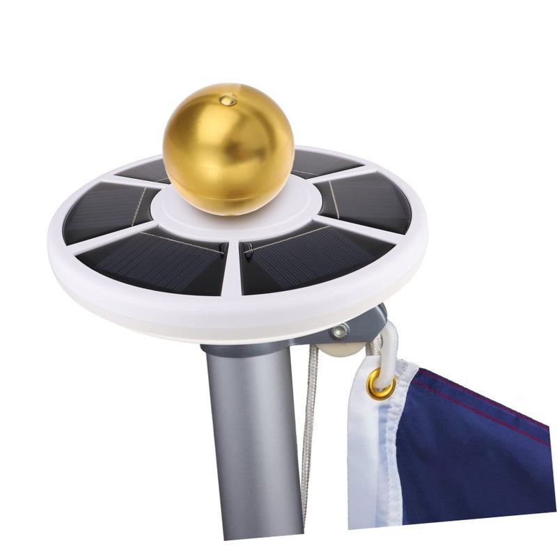 2 Pcs Aluminum Alloy Flagpole Ball Top Decorative Outdoor Accessories - Image 4