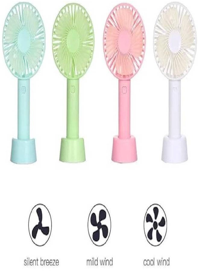 Generic - Mini handheld fan with 3 speed settings and USB port - Image 1