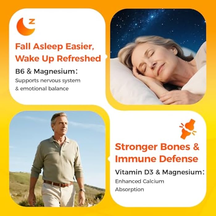 Alliwise Magnesium Glycinate 400mg Softgels with Vitamin D3 & B6,Small Easy to Swallow Gel Caps,High Absorption, Gentle on Stomach,Supports Sleep, Muscle & Calm,Bone Health,120 Softgels - Image 3
