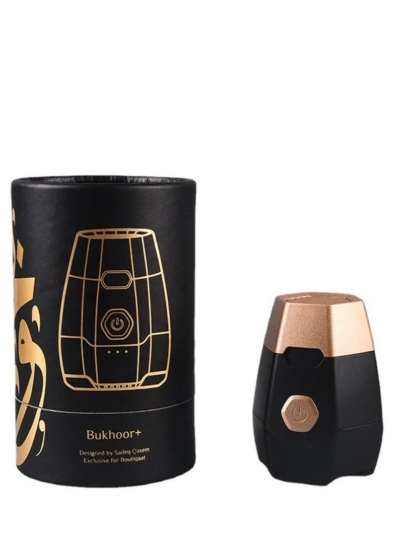 ELTRAZONE Electric Bakhoor Oud Incense Burner Black