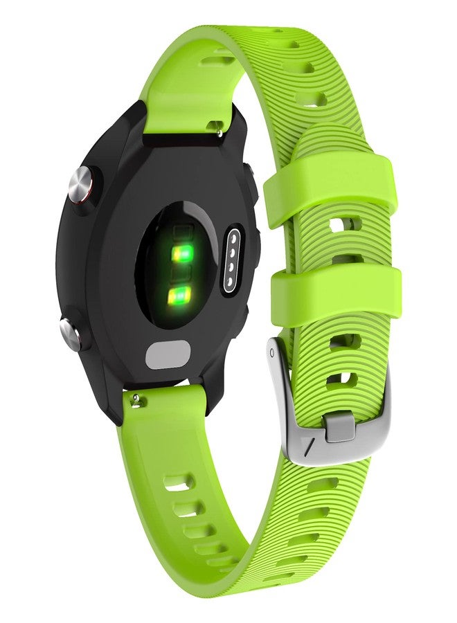 سوار لساعة Garmin Forerunner 245/645 Music، سوار بعرض 20 مم لساعة Garmin Vivoactive 3 Music/Venu/Venu sq (أخضر فاتح) - Image 1