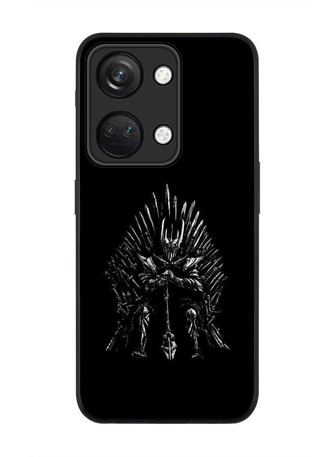 Stylizedd حافظة حواف سوداء متينة لهاتف ONEPLUS NORD 3 5G / OnePlus Ace 2V، حافظة مرنة رقيقة من المطاط TPU مقاومة للصدمات - GOT One Throne - Image 1