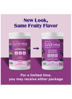 Ultima Replenisher 6 essential Electrolytes Grape 11.4oz 324g  - Image 4