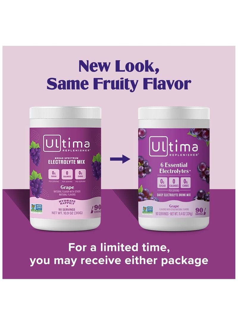 Ultima Replenisher 6 essential Electrolytes Grape 11.4oz 324g - Image 4