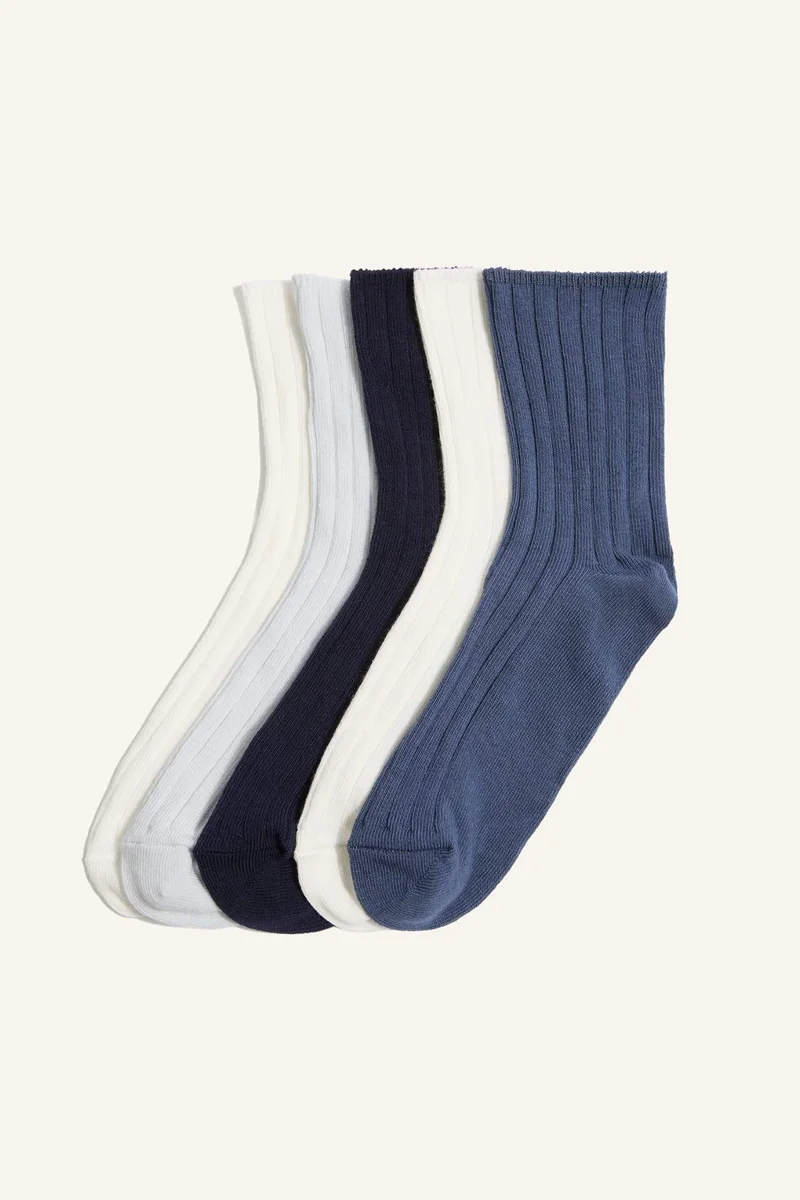 ديفاكتو Girl 5 Piece Cotton Long Socks