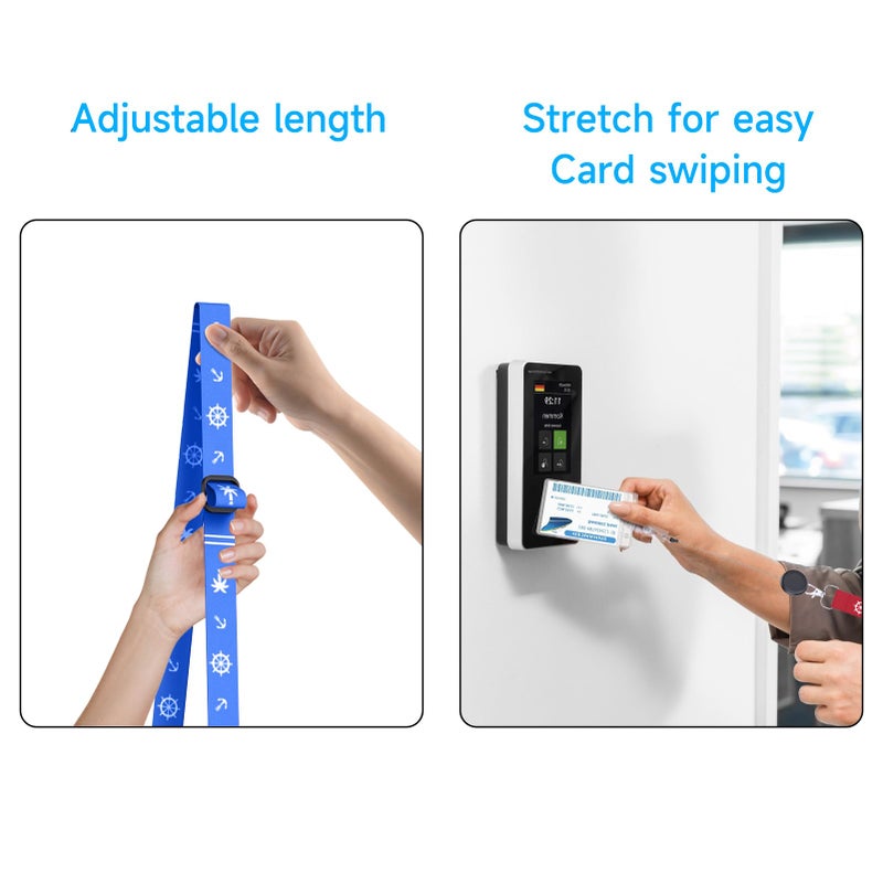 ANNISITE 12 Pcs Cruise Ship Essentials Kit Include Cruise Luggage Tag Holder, Retractable Lanyards for Cruise Ship Cards, Cruise Essentials 2026 with All Cruise Lines - Image 5