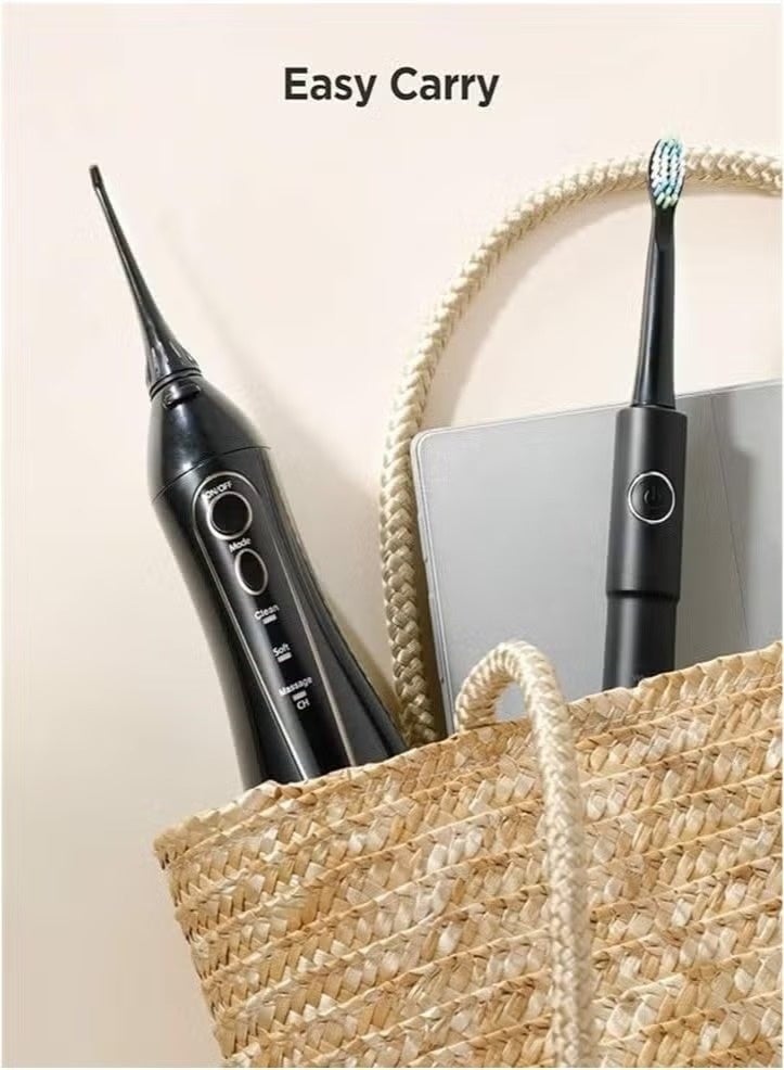 Bitvae E11+F5020e Dental Water Flosser & Electric Toothbrush | Portable Dental Combo | Cordless 2-in-1 Oral Care Kit with 300ml Tank, 360° Rotating Nozzle, IPX7 Waterproof & USB Rechargeable | Sensitive Teeth & Braces - Image 5