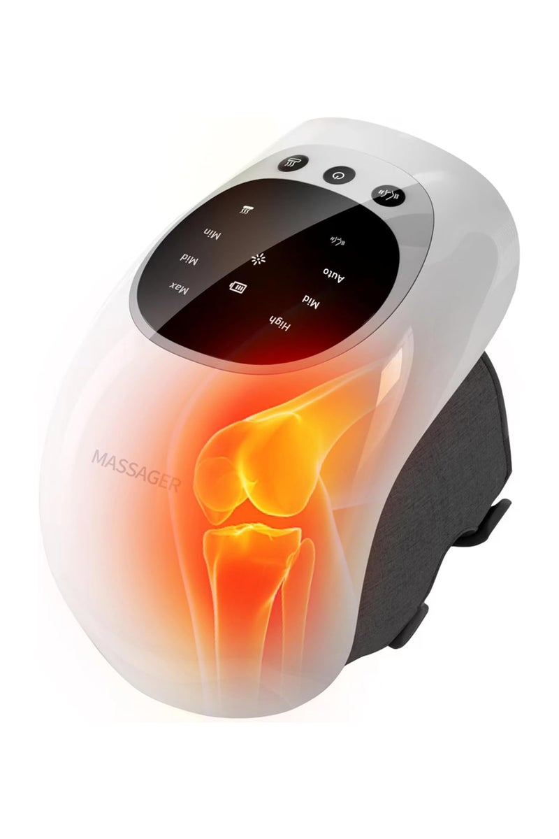 Knee Massager with Infrared Heat & Vibration – 3 Heating Levels, 3 Massage Modes, USB-C Rechargeable – Electric Pain Relief for Swelling, Arthritis & Joint Care - Image 1