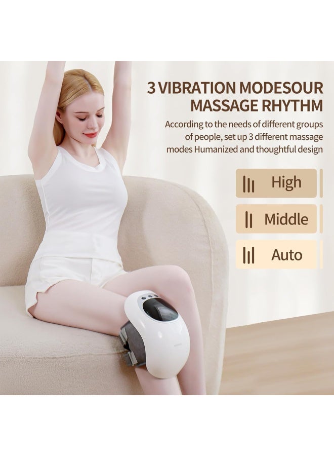 Knee Massager with Infrared Heat & Vibration – 3 Heating Levels, 3 Massage Modes, USB-C Rechargeable – Electric Pain Relief for Swelling, Arthritis & Joint Care - Image 5
